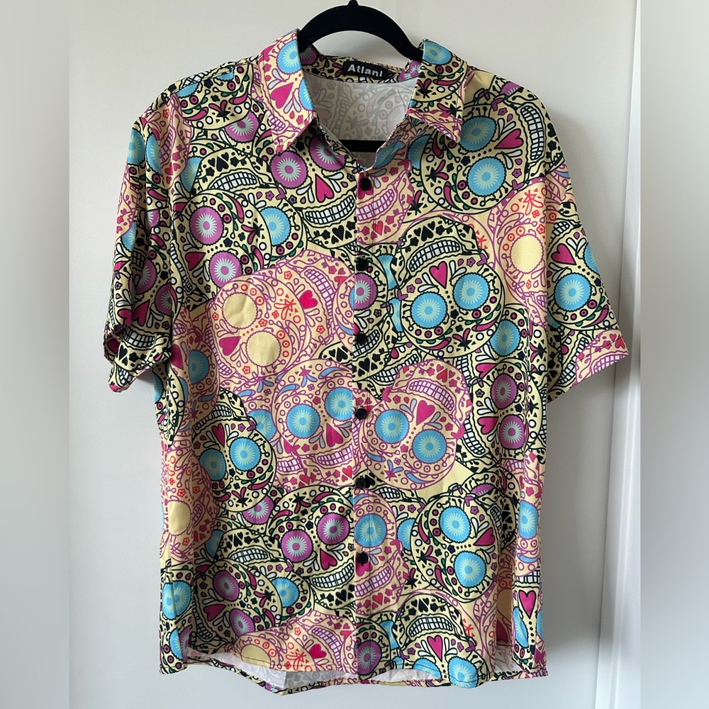 Vibrant Multicolor Men's Casual Shirt